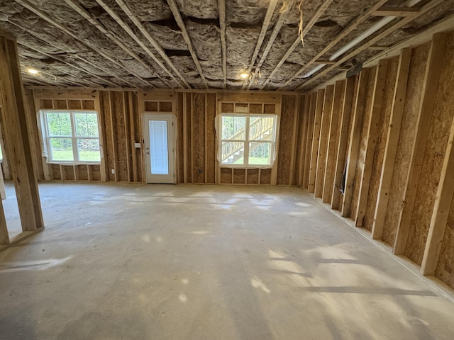 misc room with a wealth of natural light