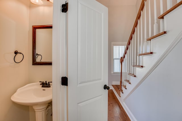 524 Jutland Way, Evans, GA 30809 - bathroom featuring wood finished floors and a sink