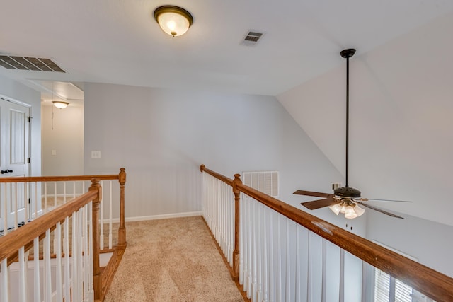 524 Jutland Way, Evans, GA 30809 - corridor featuring an upstairs landing and light colored carpet