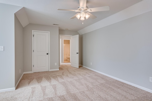 524 Jutland Way, Evans, GA 30809 - unfurnished bedroom featuring carpet flooring, a ceiling fan, and vaulted ceiling