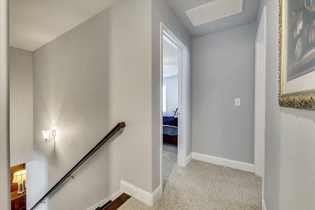 1856 Preservation Cir, Evans, GA 30809 - hall with an upstairs landing and carpet floors