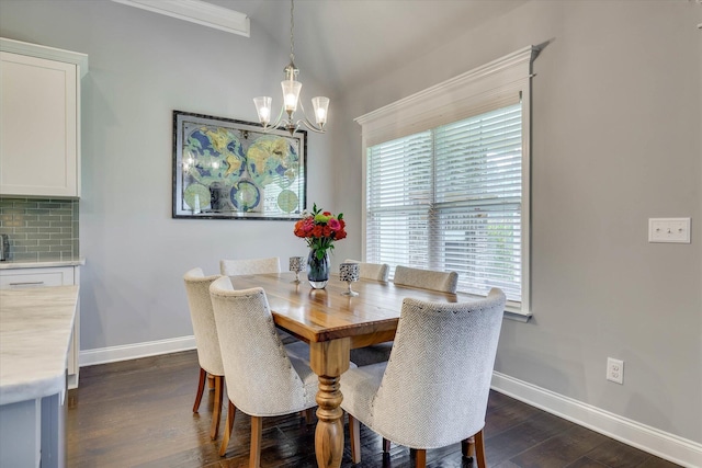 1856 Preservation Cir, Evans, GA 30809 - dining space featuring a chandelier and dark wood-style floors