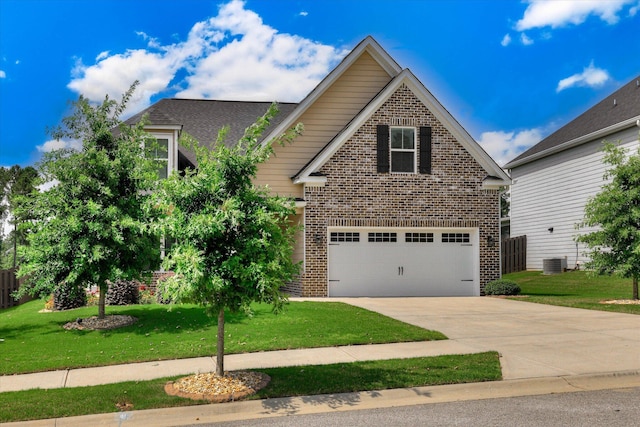 1856 Preservation Cir, Evans, GA 30809 - traditional-style house featuring brick siding, driveway, and a front yard