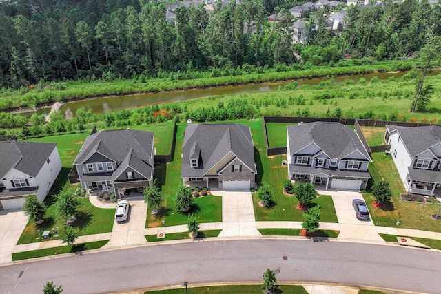 1856 Preservation Cir, Evans, GA 30809 - aerial view of residential area featuring a large body of water