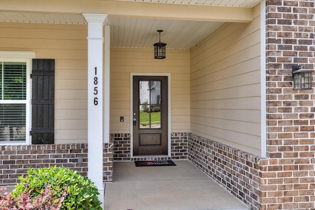 1856 Preservation Cir, Evans, GA 30809 - property entrance with brick siding and covered porch