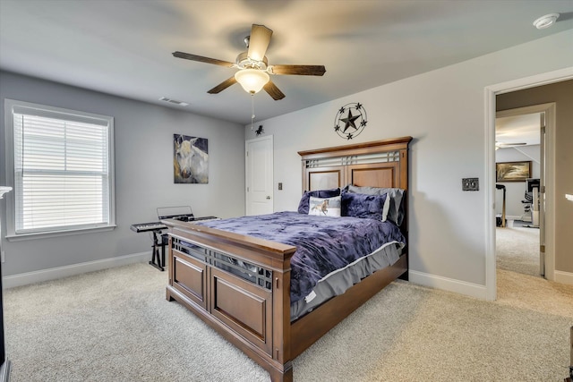1856 Preservation Cir, Evans, GA 30809 - bedroom with light carpet and ceiling fan