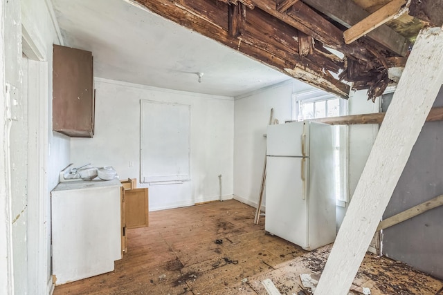 1843 Blairs Ln, Augusta, GA 30904 - basement featuring freestanding refrigerator