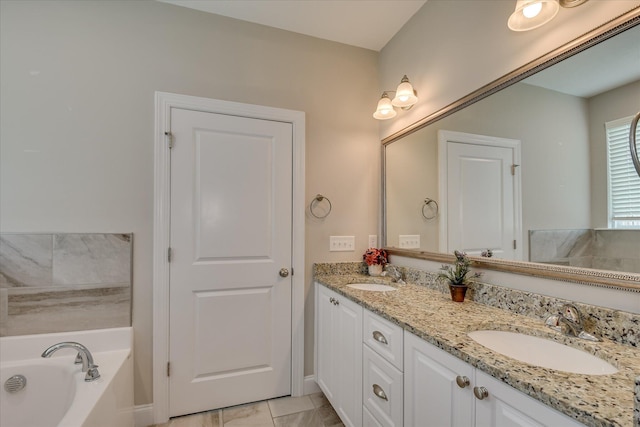 3109 Lobella Dr, Grovetown, GA 30813 - full bath featuring double vanity and a bath