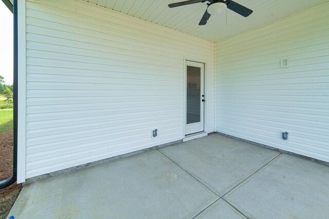 645 Jet Pass, Beech Island, SC 29842 - view of patio / terrace with a ceiling fan