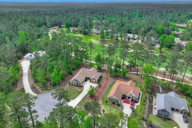 137 Elgin Ln, Mccormick, SC 29835 - drone / aerial view with a wooded view and a residential view