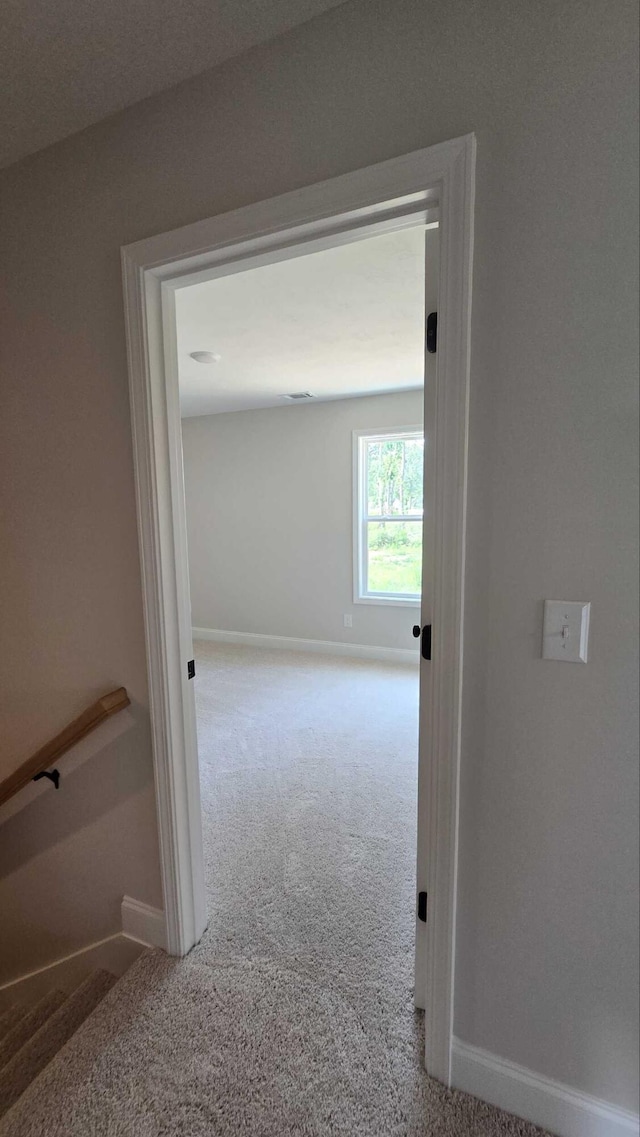1759 Storm Branch Rd, Beech Island, SC 29842 - hallway featuring carpet floors