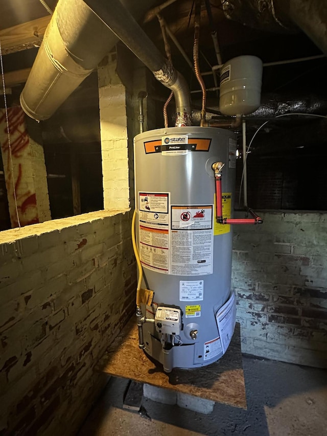 utilities featuring water heater