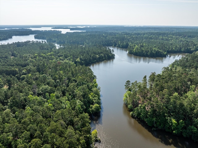 1036 Longleaf Way, Lincolnton, GA 30817 - drone / aerial view of a heavily wooded area and a large body of water