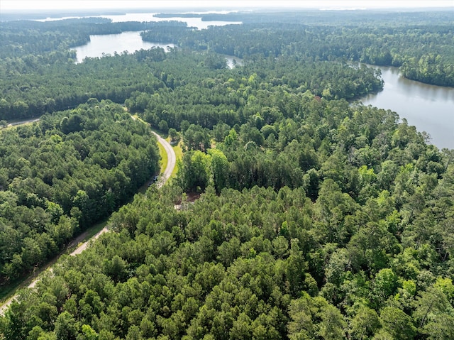 1036 Longleaf Way, Lincolnton, GA 30817 - drone / aerial view of a heavily wooded area and a large body of water