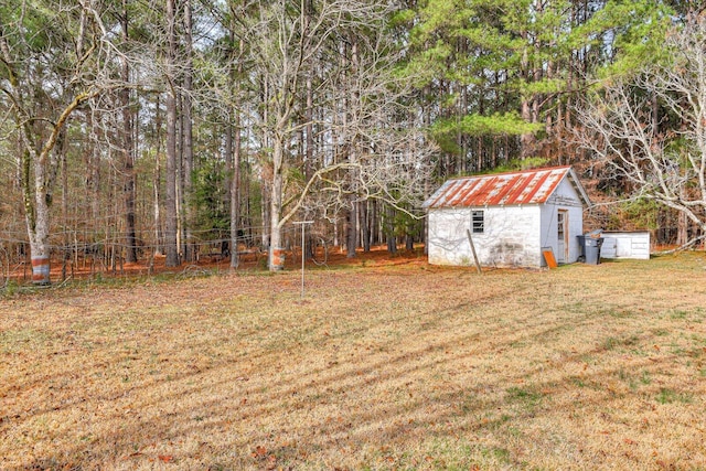 1775 Metasville Rd, Lincolnton, GA 30817 - view of yard with an outbuilding and a shed