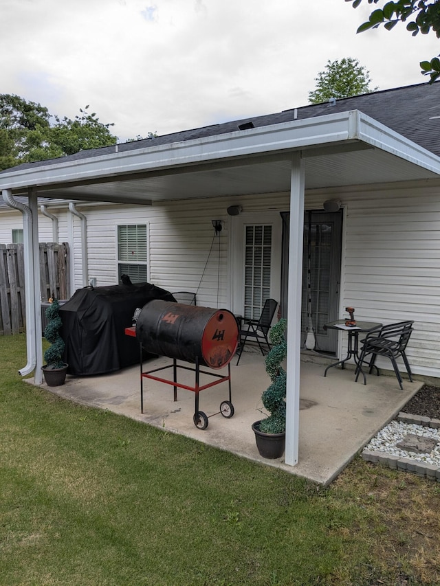 7423 Exuma Dr, Augusta, GA 30909 - view of patio / terrace with fence