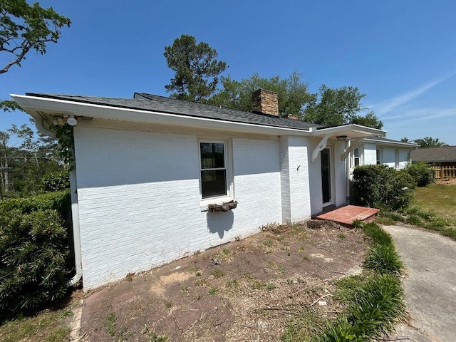 2210 Glendale Rd, Augusta, GA 30904 - view of side of property with a chimney and brick siding