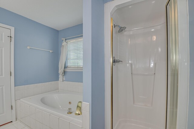 790 Osprey Ln, Martinez, GA 30907 - bathroom with a stall shower and a tub with jets