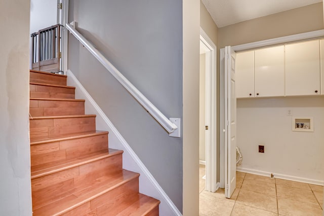 790 Osprey Ln, Martinez, GA 30907 - stairs featuring tile patterned flooring and baseboards