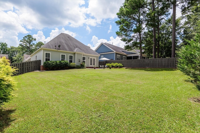 1109 Highmoor Ln, Evans, GA 30809 - back of property featuring a fenced backyard and french doors