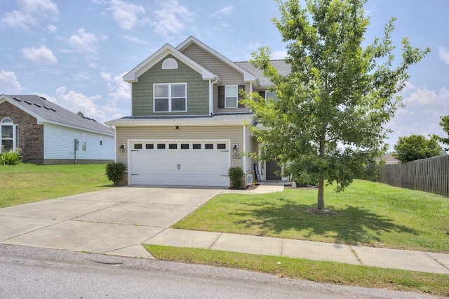 329 Baylor Dr, Graniteville, SC 29829 - view of front facade with an attached garage and concrete driveway