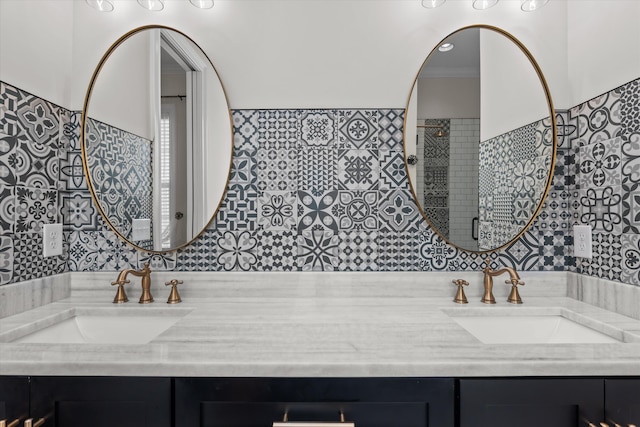 529 River Oaks Ln, Evans, GA 30809 - full bathroom featuring vanity and crown molding