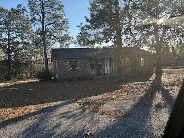 view of front of property