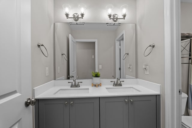 165 Myrtle Grv Trl, Evans, GA 30809 - bathroom featuring toilet and double vanity