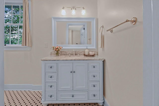 2841 Lombardy Ct, Augusta, GA 30909 - bathroom featuring vanity and baseboards
