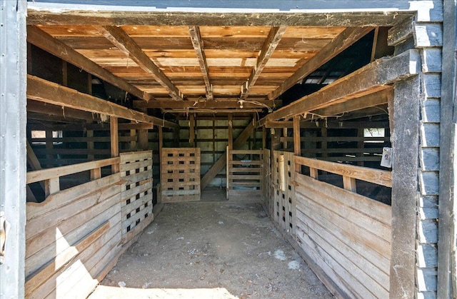 view of stable