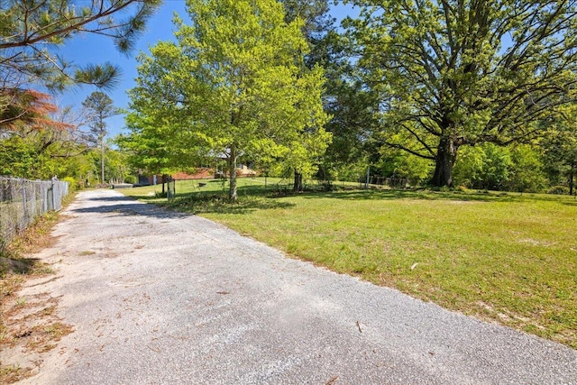 view of road