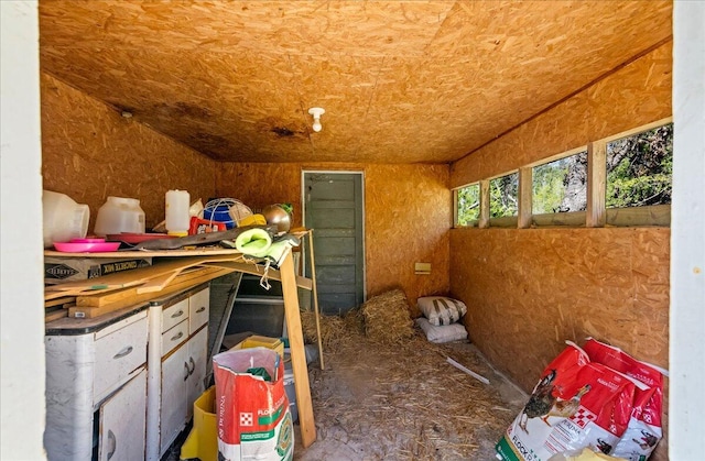 view of storage room