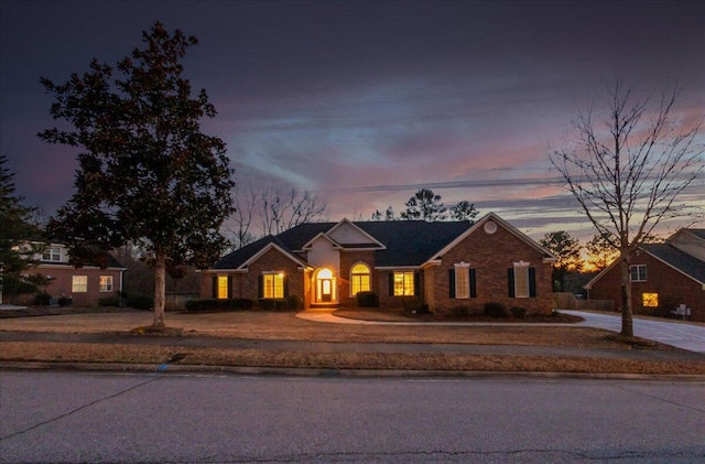 view of ranch-style house