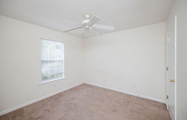 107 Barts Dr, Augusta, GA 30909 - carpeted empty room with a ceiling fan, baseboards, and a textured ceiling