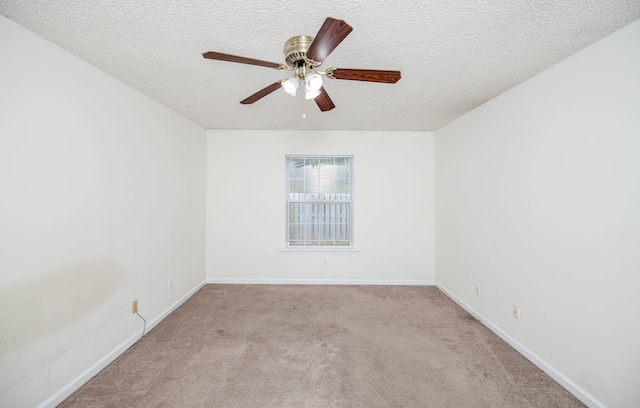 107 Barts Dr, Augusta, GA 30909 - carpeted empty room with a textured ceiling, baseboards, and ceiling fan