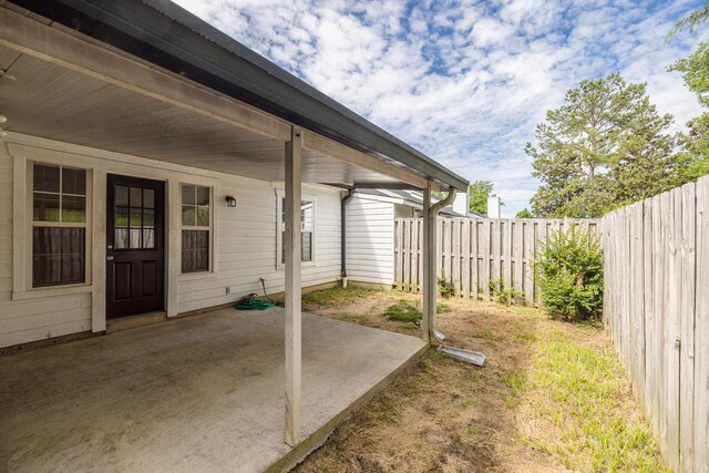 107 Barts Dr, Augusta, GA 30909 - view of yard featuring fence and a patio area