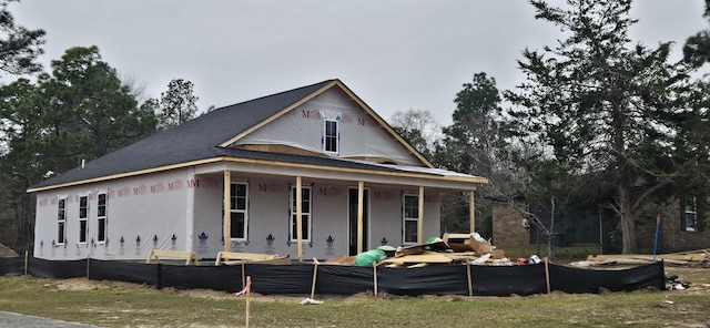 view of front of home with a porch