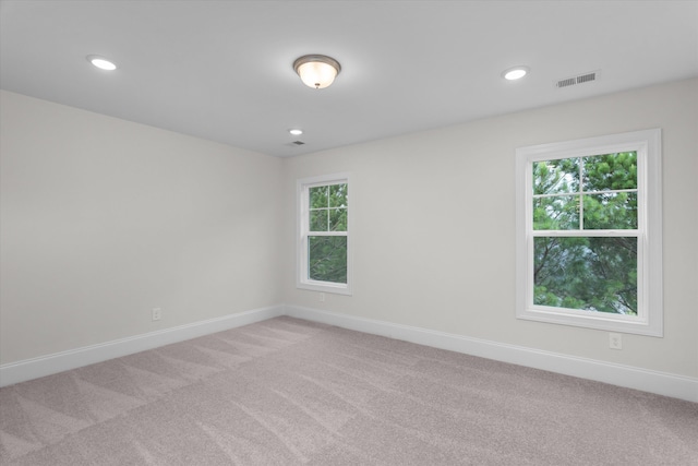 309 Militia Loop, North Augusta, SC 29860 - empty room featuring light carpet, baseboards, and recessed lighting