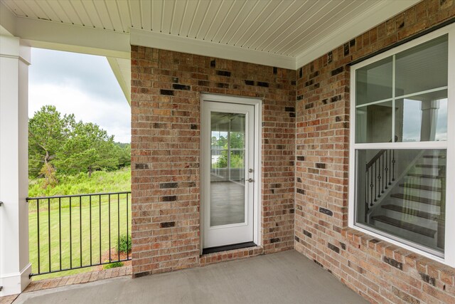 309 Militia Loop, North Augusta, SC 29860 - entrance to property with brick siding
