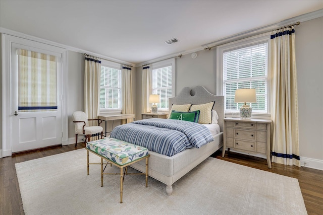 3406 W Richland Ave, Aiken, SC 29801 - bedroom featuring wood finished floors and crown molding