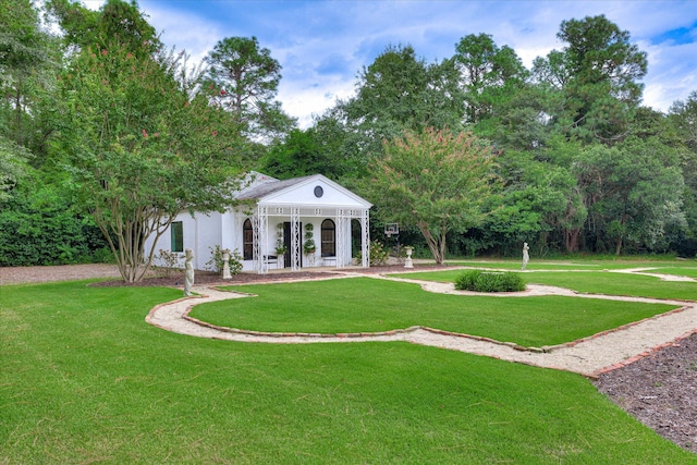3406 W Richland Ave, Aiken, SC 29801 - view of front of house featuring a front lawn and stucco siding