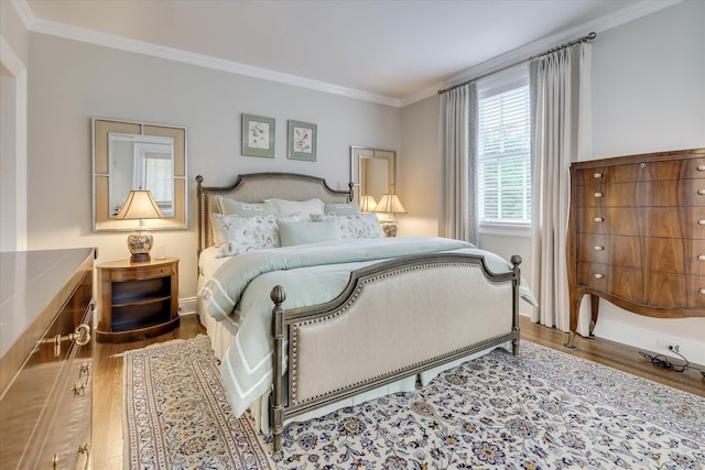 3406 W Richland Ave, Aiken, SC 29801 - bedroom with ornamental molding and wood finished floors