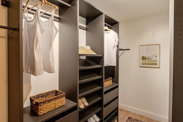115 W St, Thomson, GA 30824 - walk in closet with light wood-style floors