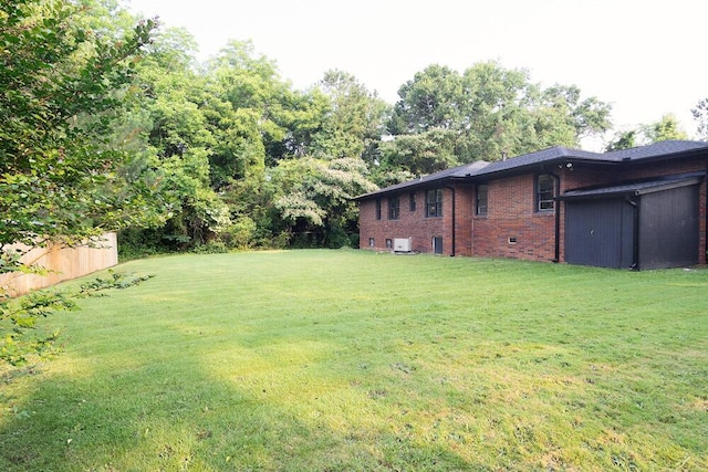 115 W St, Thomson, GA 30824 - view of grassy yard with central air condition unit