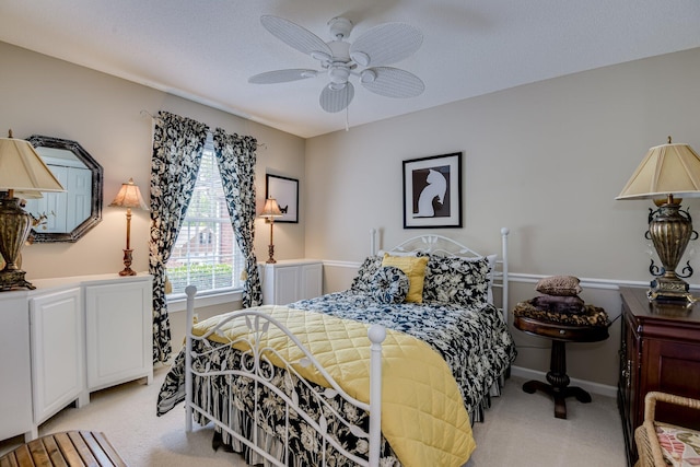 79 Loggerhead Dr, Columbia, SC 29229 - bedroom with light colored carpet and a ceiling fan