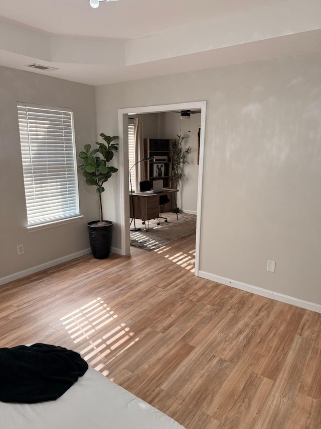 1229 Creek Bend Dr, Grovetown, GA 30813 - spare room with light wood-type flooring, baseboards, and an office area