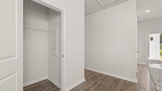 view of closet