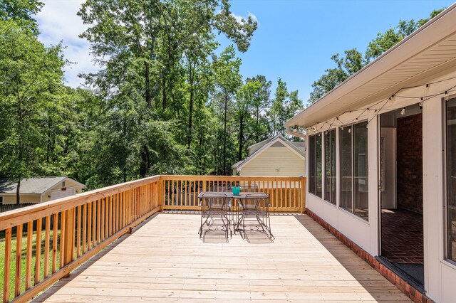 914 Deercrest Cir, Evans, GA 30809 - deck with outdoor dining space