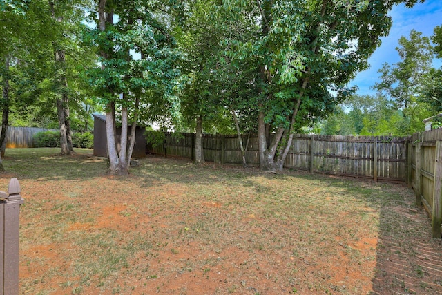 3866 Villa Ln, Martinez, GA 30907 - fenced backyard featuring a storage shed