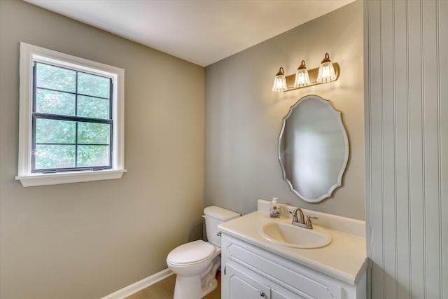 3866 Villa Ln, Martinez, GA 30907 - half bathroom with toilet and vanity